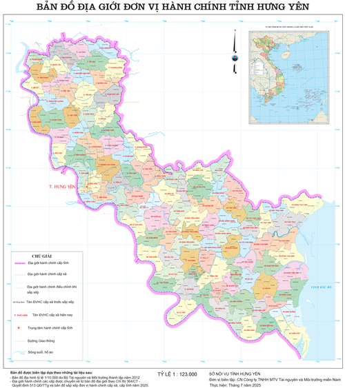 Bản đồ hành chính Xã Tây Thụy Anh